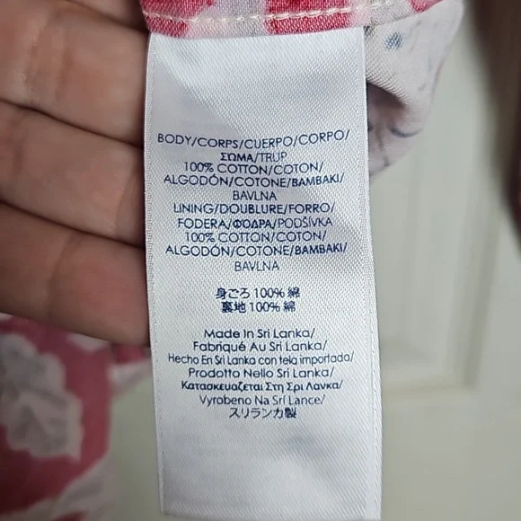 Chaps no iron button down Medium Floral - Picture 3 of 9